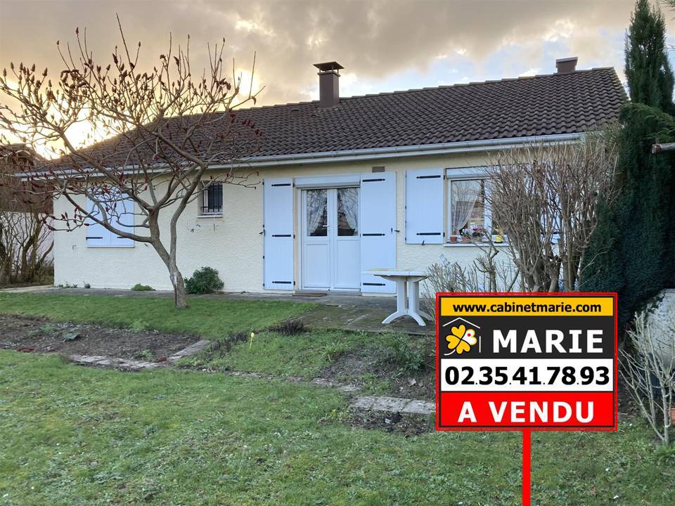 VENDU ! PLAIN-PIED TOTAL non-mitoyen avec GRAND JARDIN et GARAGE - Secteur résidentiel CALME au HAVRE - Bléville (76620)