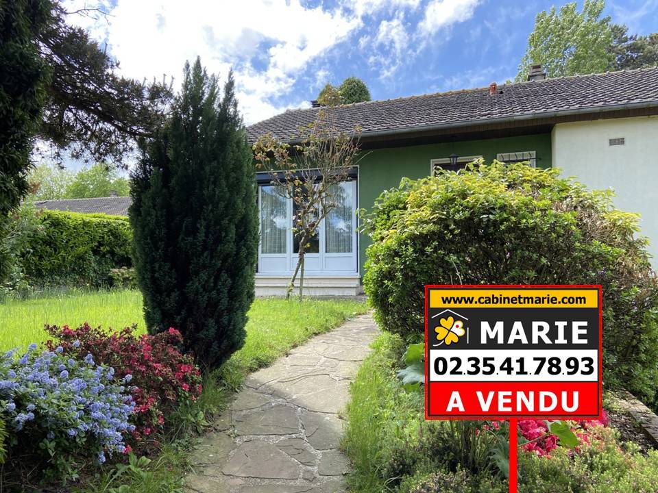 VENDU ! PLAIN-PIED TOTAL avec SOUS-SOL COMPLET située au CALME secteur pavillonnaire de Caucriauville - LE HAVRE(76610)