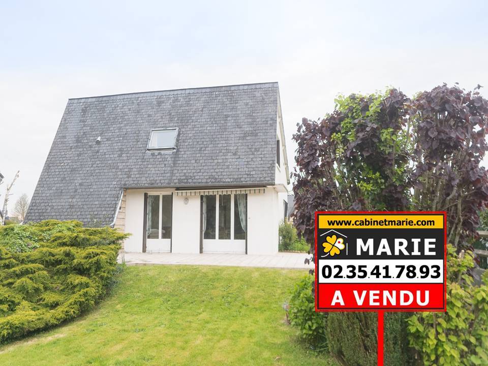 VENDU ! Maison d'architecte VOLUME FAMILIAL sur belle parcelle de terrain 1000m² en plein coeur de ST-ROMAIN DE COLBOSC (76430)