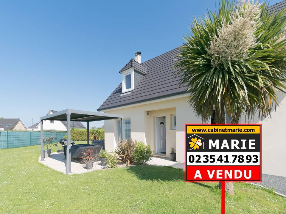 Pavillon non-mitoyen avec jardin à vendre Goderville