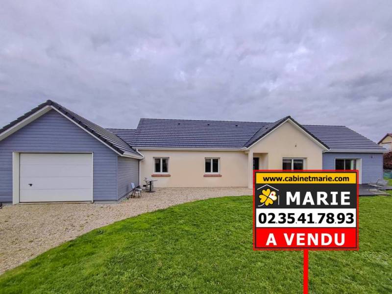 VENDU ! PLAIN-PIED CONTEMPORAIN idéalement situé en PLEIN COEUR de CRIQUETOT L'ESNEVAL (76280)