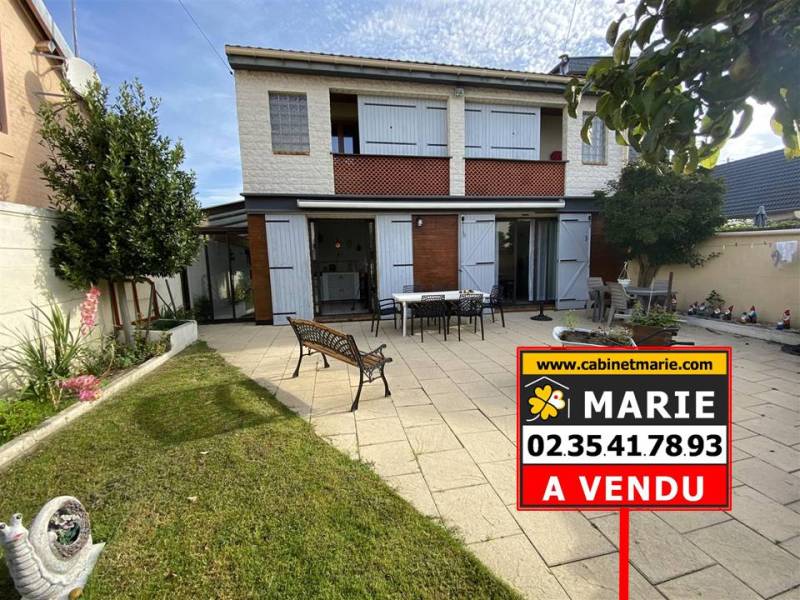 VENDU ! En EXCLUSIVITÉ, Maison avec vie de PLAIN-PIED poss. 4 CHAMBRES, LE HAVRE secteur SANVIC (76620)