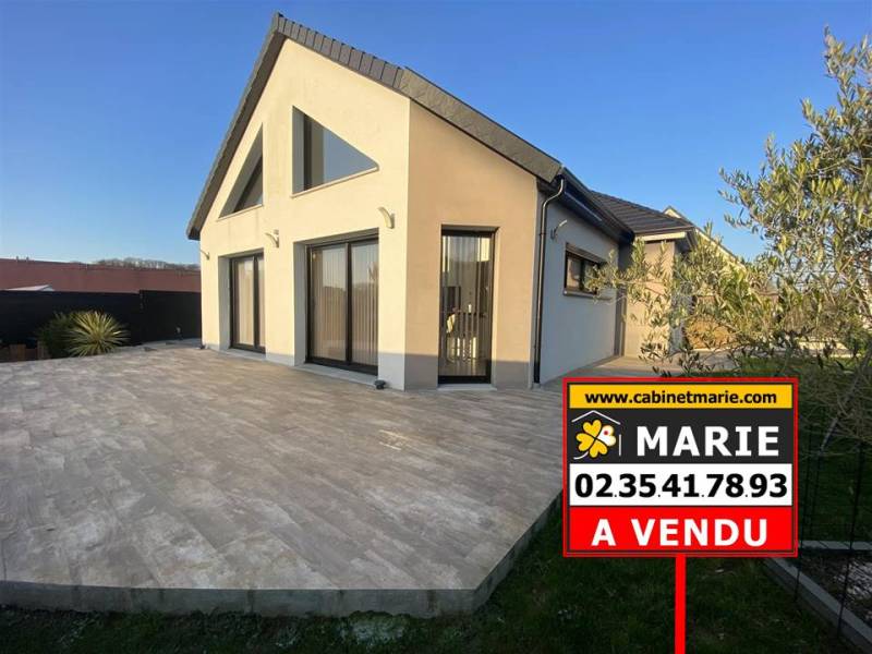 VENDU ! En EXCLUSIVITÉ, Plain-Pied CONTEMPORAIN à 10 min. à pied centre ÉPOUVILLE (76133)
