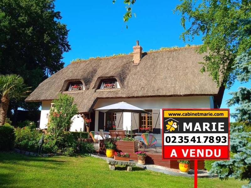 VENDU ! CHARMANTE MAISON édifiée sur BELLE PARCELLE DE TERRAIN 2800m² située proche ST-ROMAIN (76430)