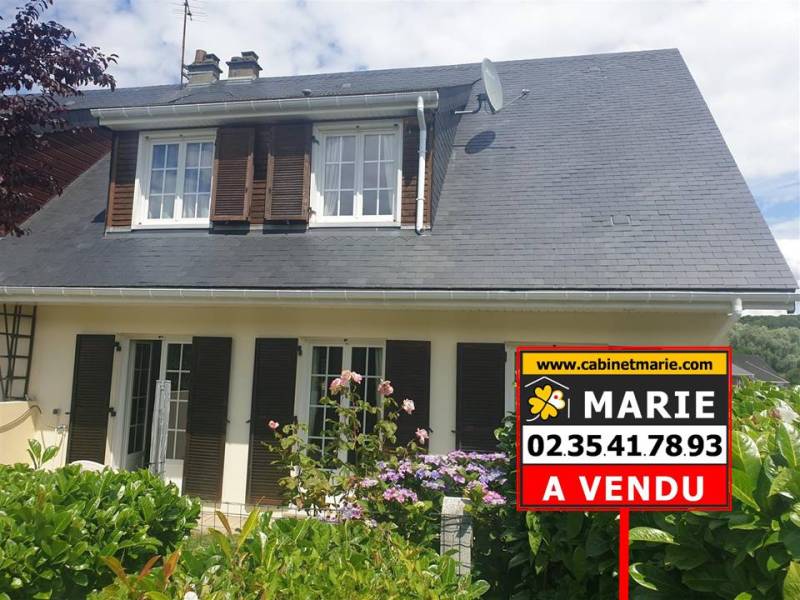 VENDU ! En EXCLUSIVITÉ, Maison avec JARDIN PAYSAGÉ volume T5 sur S-SOL COMPLET, secteur CALME situé à HARFLEUR (76700)
