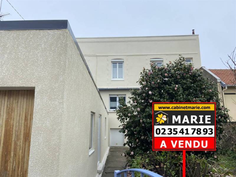 VENDU ! Jolie Maison en BON ÉTAT avec GARAGE et JARDIN EXPO SUD proche Place Sainte-Cécile au HAVRE (76610)
