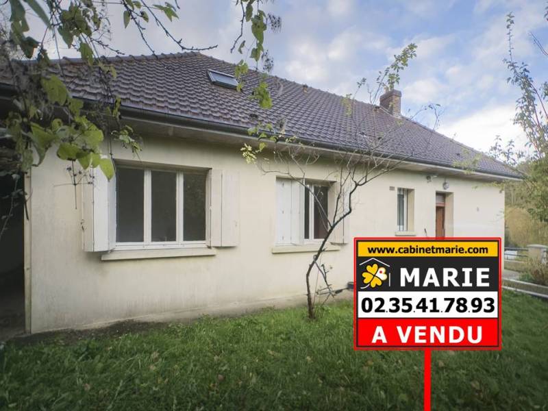 VENDU ! Maison avec vie de PLAIN-PIED située à SANDOUVILLE (76430)