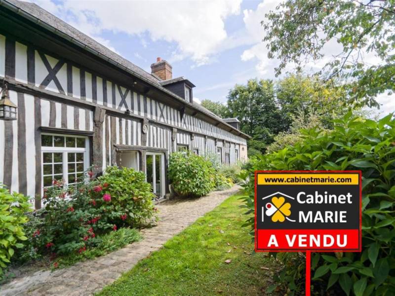 VENDU ! En co-EXCLUSIVITÉ, Bâtisse NORMANDE pleine de CHARME située entre SAINT-ROMAIN DE COLBOSC (76430) et BRÉAUTÉ (76110)