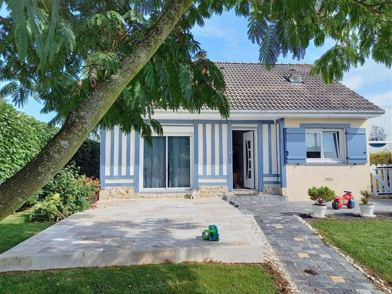 À vendre, PAVILLON T4 sur SOUS-SOL COMPLET avec vie de PLAIN-PIED situé HAUT BOLBEC 76210, proche A29