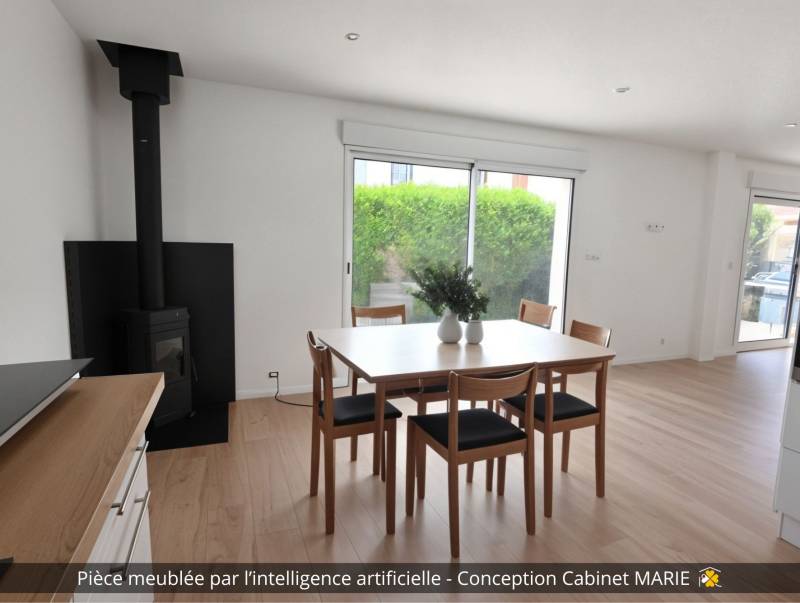 VENDU ! Maison récente NON-MITOYENNE avec JARDIN CLOS située rue pavillonnaire de Graville au HAVRE (76600)