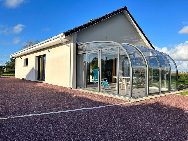 VENDU ! Maison de PLAIN-PIED sur belle parcelle de terrain 1300m² située à MANNEVILLETTE (76290)