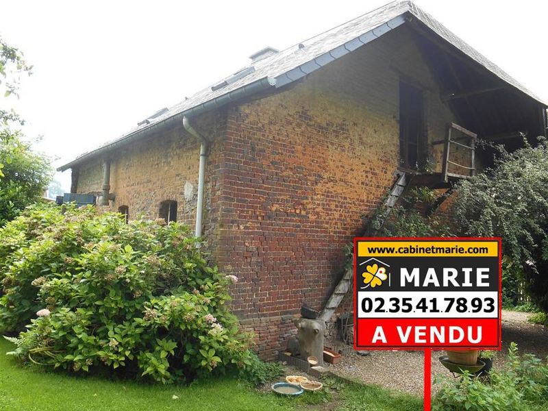 Vendu ! MAISON avec vie de PLAIN-PIED sur TERRAIN 1200M² secteur SAINT ROMAIN (76430)