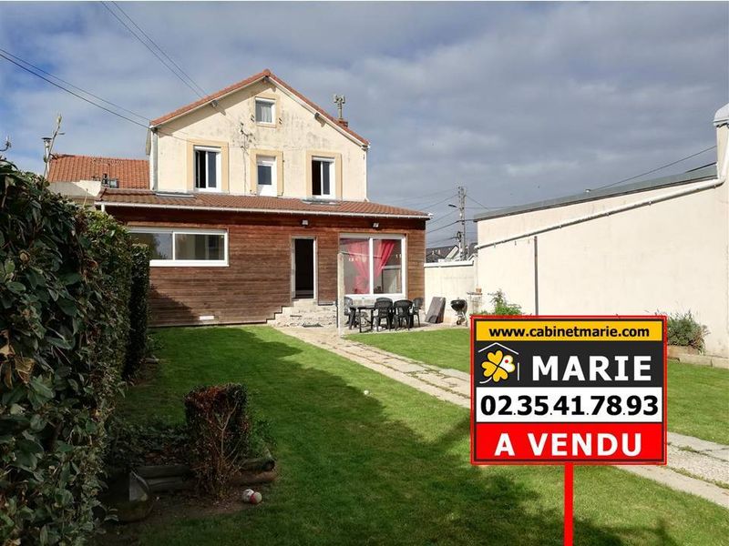 Vendu ! MAISON BEAU VOLUME T5 avec JARDIN SUD située au HAVRE - secteur SANVIC (76620)