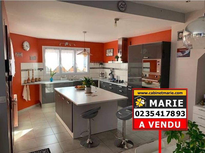 Vendu ! MAISON T4 en BON ÉTAT avec JARDIN SUD située  au HAVRE - SAINTE CÉCILE (76610)