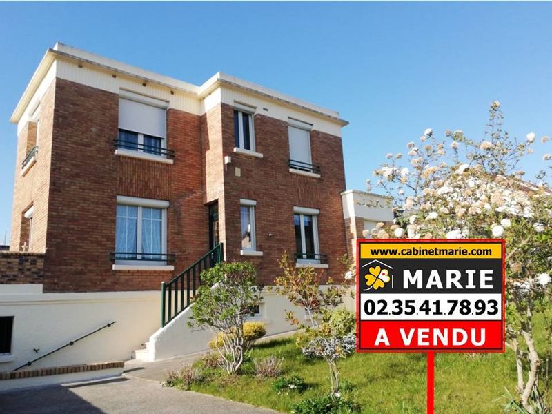 Vendu ! BELLE MAISON T5 - GRANDS VOLUMES - sur JOLI JARDIN CLOS située au HAVRE - secteur SANVIC (76620)