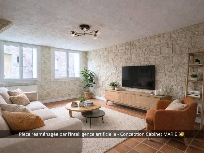 Maison BEAU POTENTIEL en plein CENTRE-BOURG de GRUCHET-LE-VALASSE (76210)