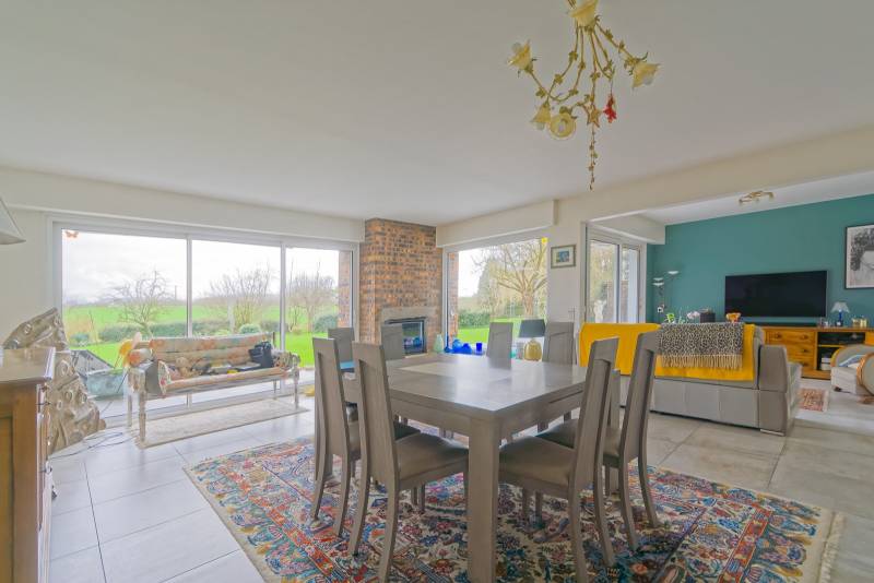 EN EXCLUSIVITÉ, Maison d'architecte de PLAIN-PIED TOTAL sur SOUS-SOL COMPLET située à BRÉAUTÉ (76110)
